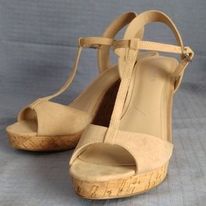 Charles by Charles David Cork Wedge Sandal